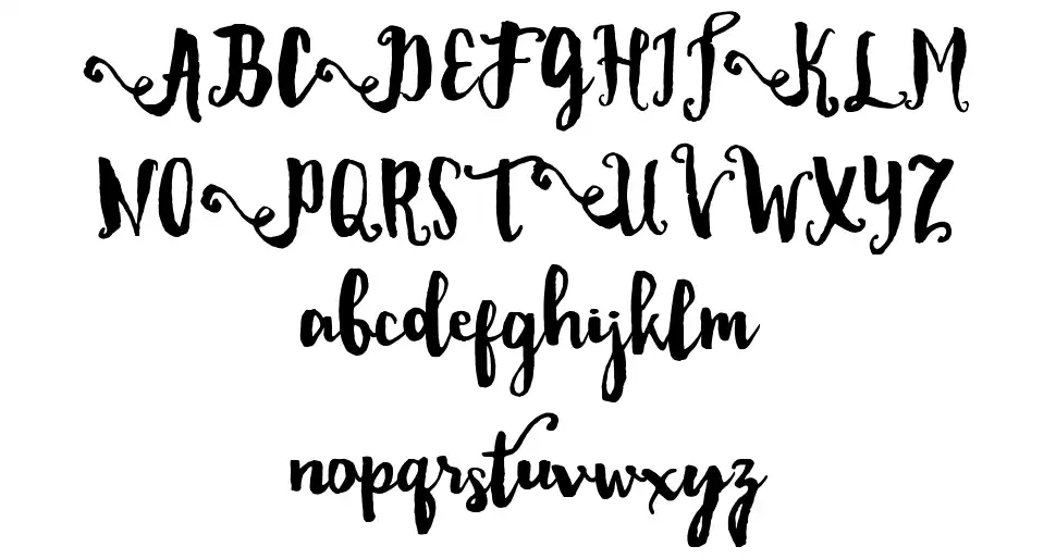 Dality font Örnekler