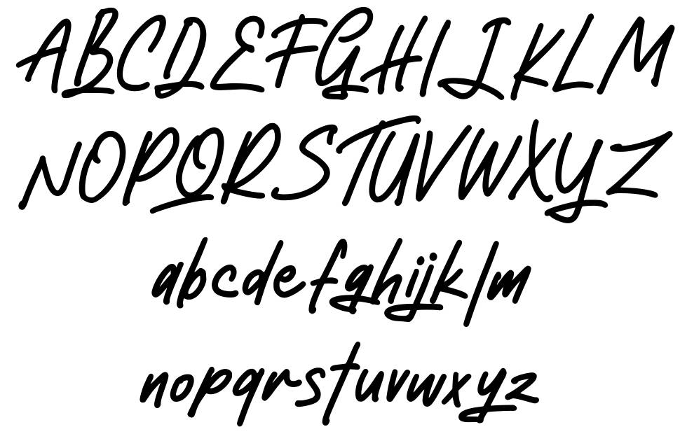 Dallime font specimens