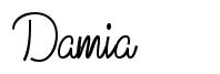 Damia font