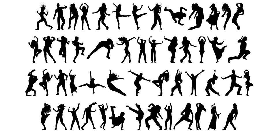 Dance, Dance! písmo