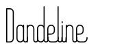 Dandeline шрифт