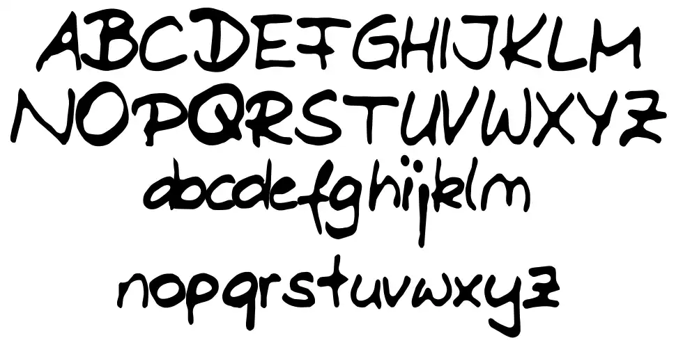 Dani font specimens