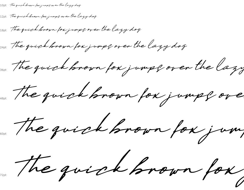 Daniels Signature font Şelale