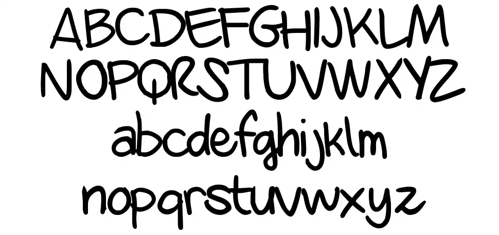 Dani's Handwritingfont specimens