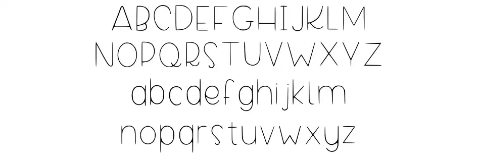 Dani's Handwritingfont specimens