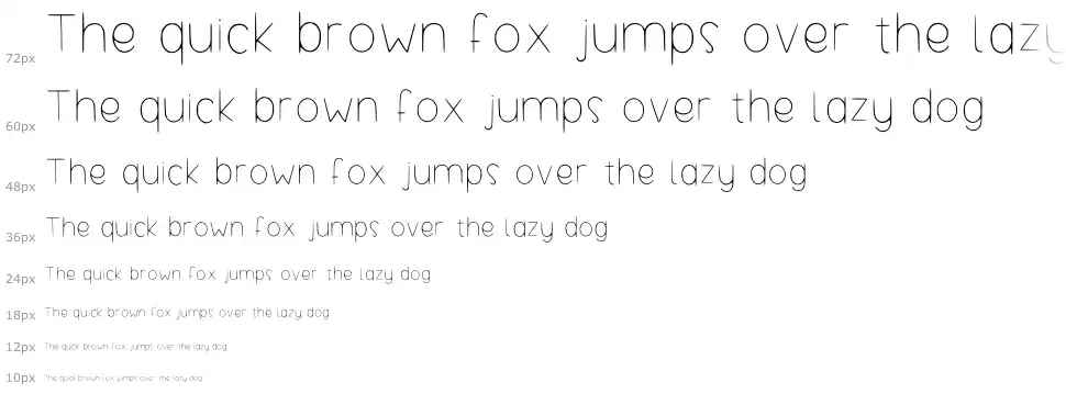 Dani's Handwritingfont waterfall