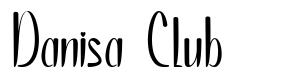 Danisa Club písmo