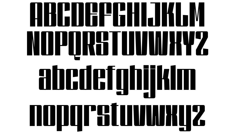 Dankfield font specimens