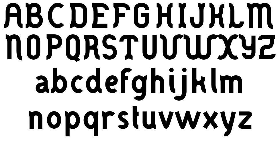 Danoise フォント 標本