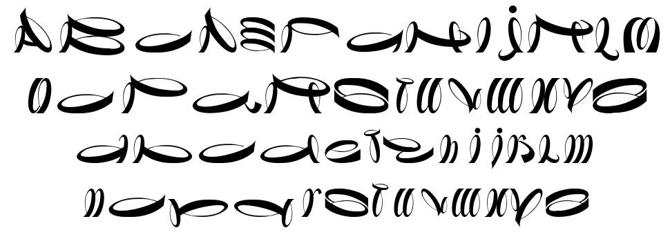 Danzante font specimens