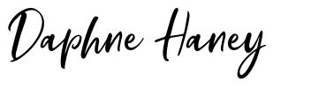 Daphne Haney 字形