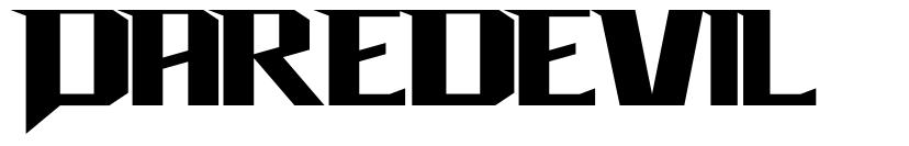 Daredevil шрифт