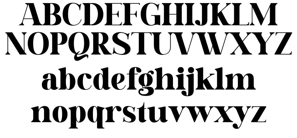 Daretro Mandra font specimens