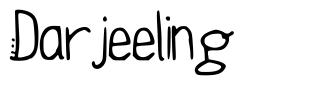 Darjeeling font