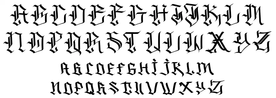 Dark Angel Font By Blackletter Studio FontRiver