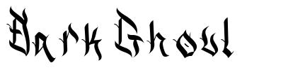 Dark Ghoul шрифт