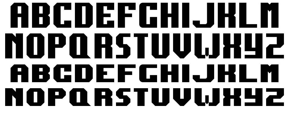 Dark Jubilee font specimens