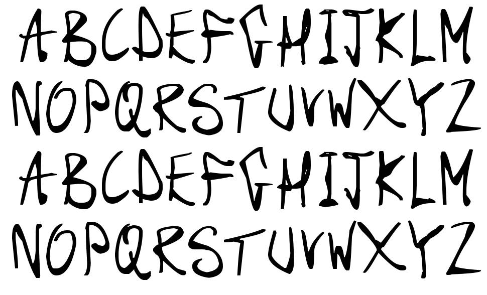 Dark Scroll Scripts font specimens