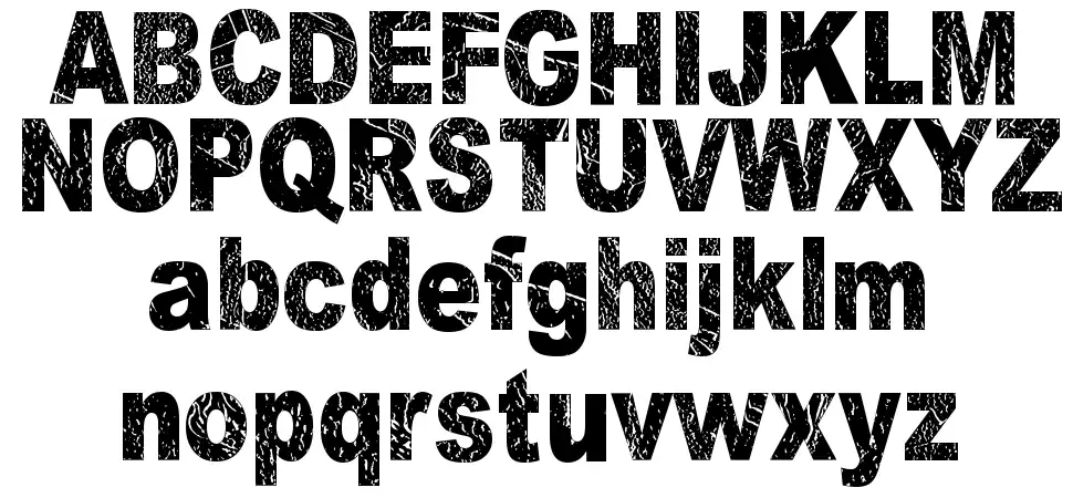 Dark Undergroundfont specimens