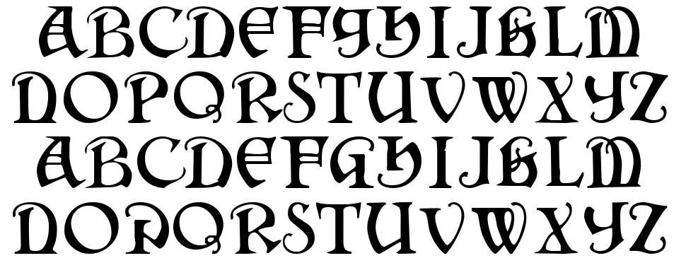 Darkenstone フォント 標本