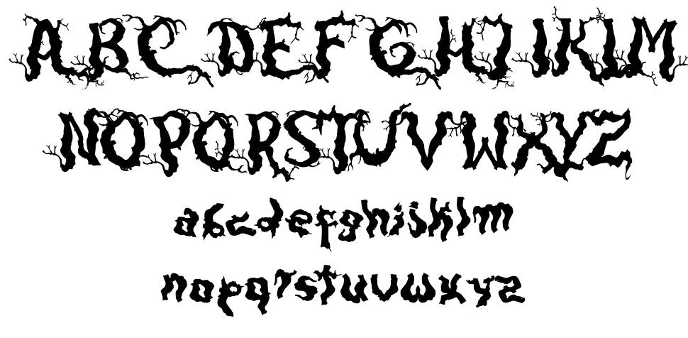 Darkwood font