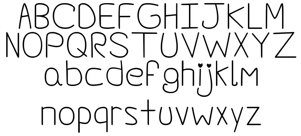 Darlin' Popfont specimens