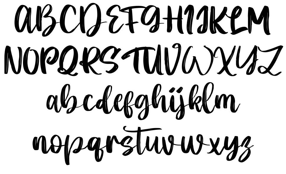 Dartya font specimens