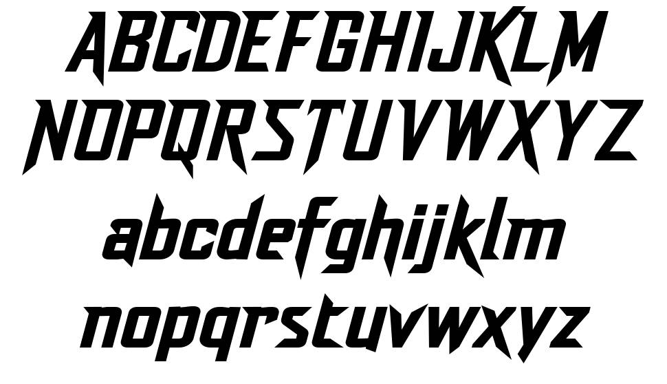 Dash font specimens