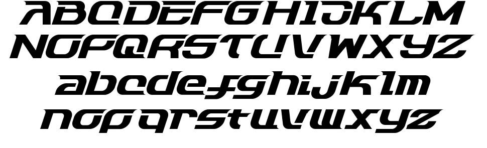 Dash 9812 font specimens