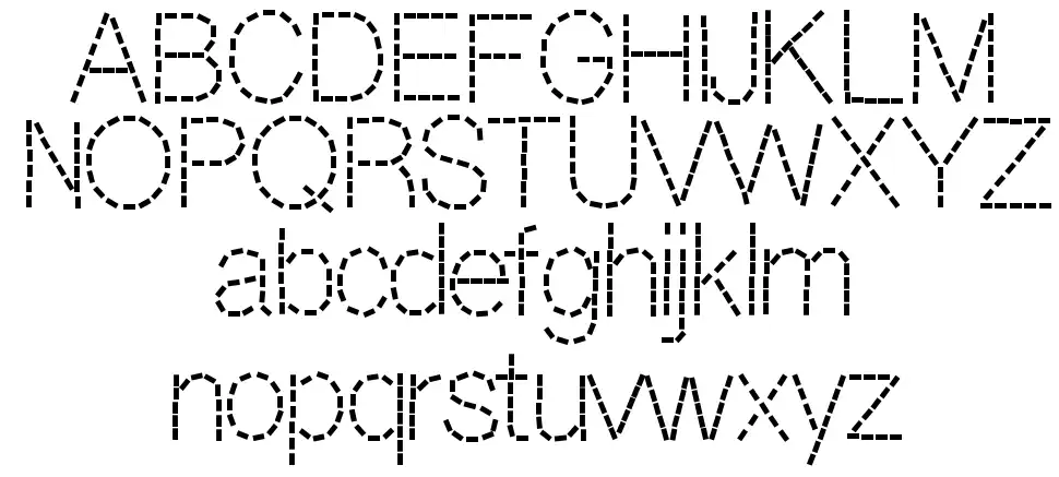 DashNess font specimens