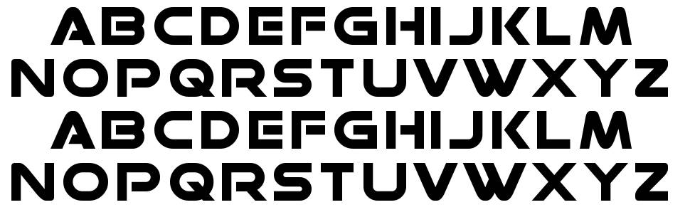 Datacron font Örnekler