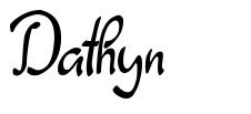 Dathyn шрифт