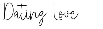Dating Love font