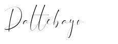 Dattebayo шрифт