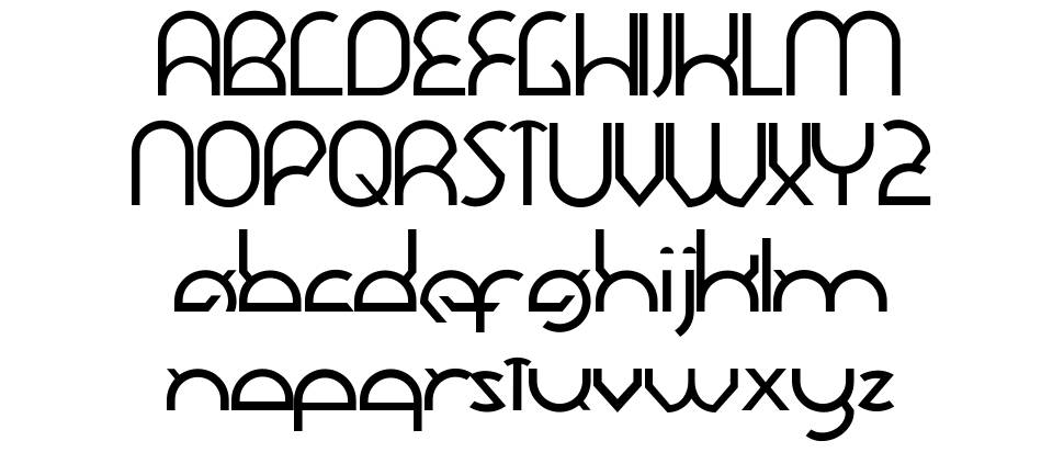 Dawner font specimens