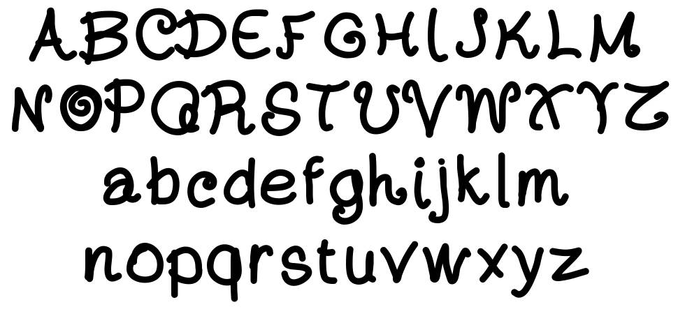 Dayans Font font specimens
