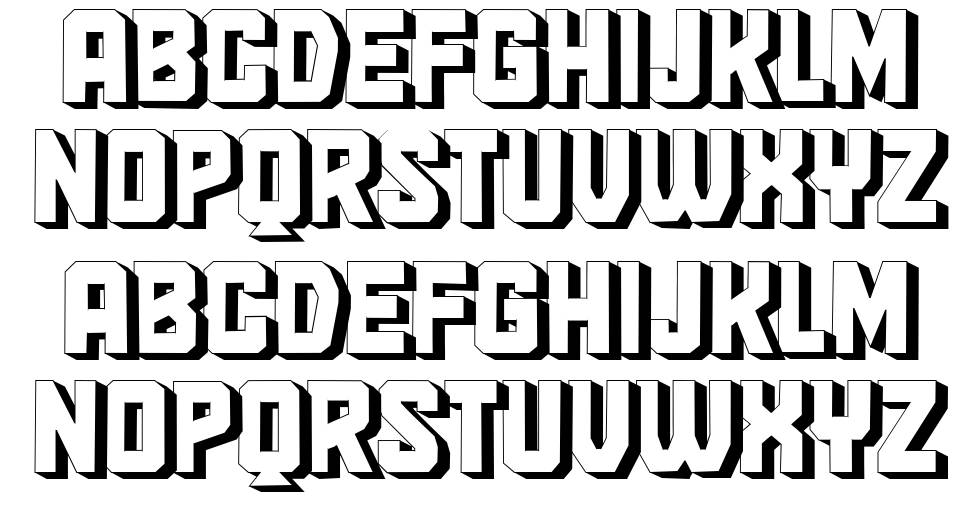 Dayger font specimens