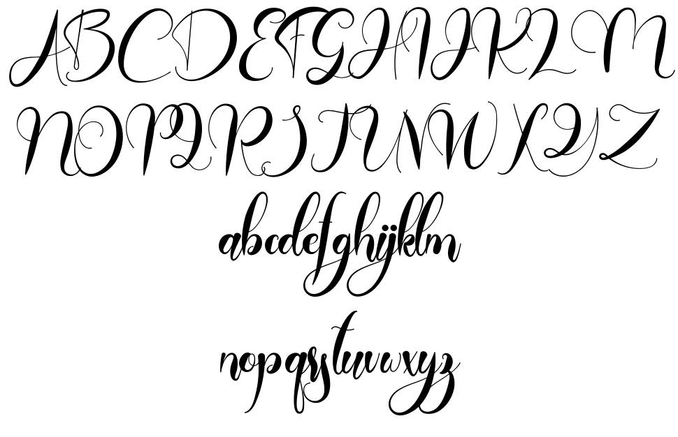 Daytone font specimens