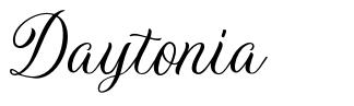 Daytonia шрифт