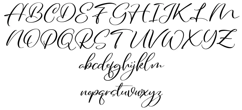 Daywala font Örnekler