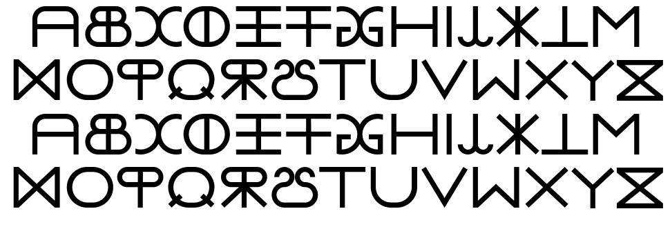 DC Test font specimens