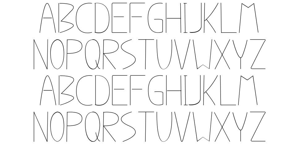 Dcap font Örnekler