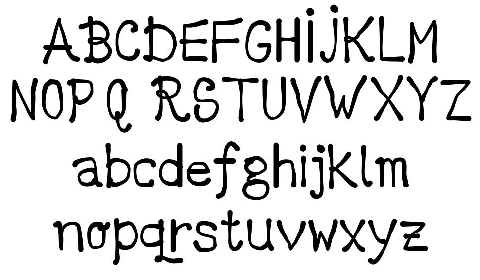 DCC Marker Latino 字形 标本