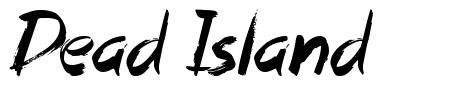 Dead Island шрифт