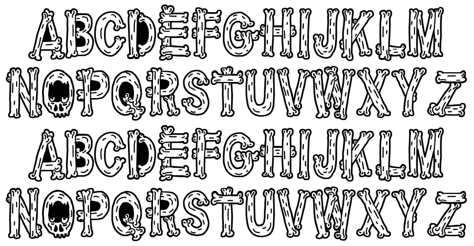 Dead Island Hotel schriftart