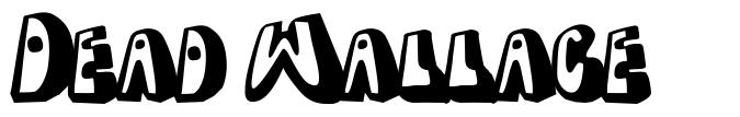 Dead Wallace шрифт