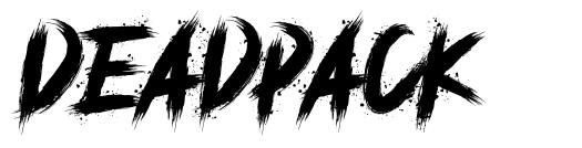Deadpack 字形