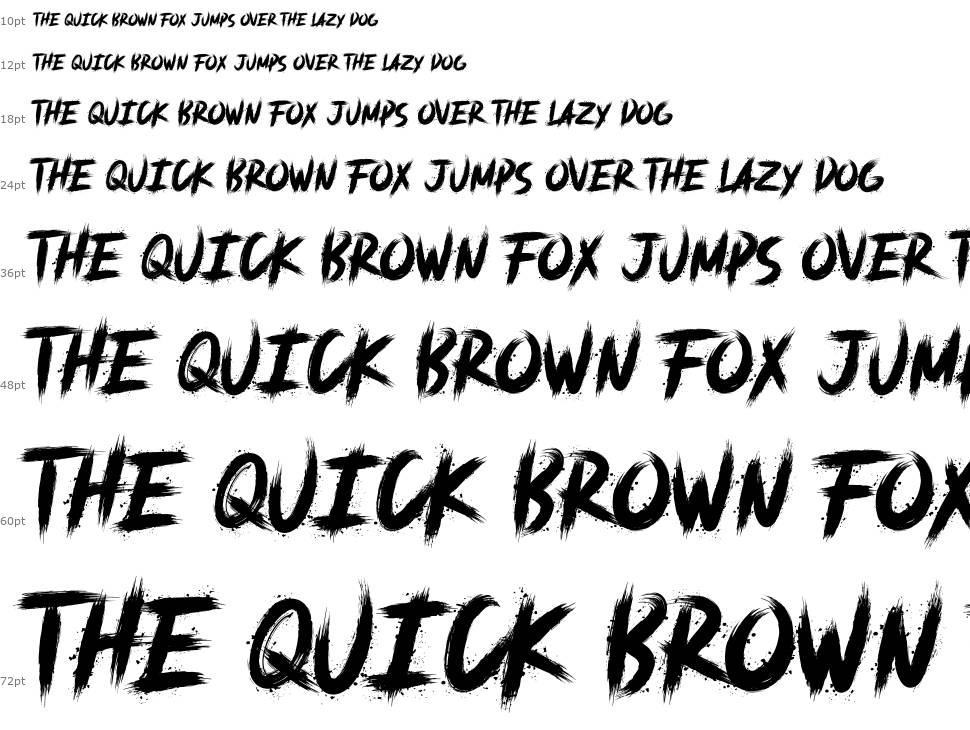 Deadpack font Waterfall