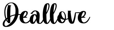 Deallove font