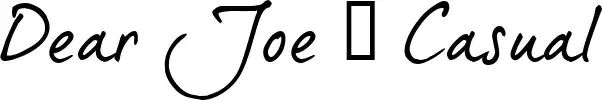 Dear Joe 5 Casual